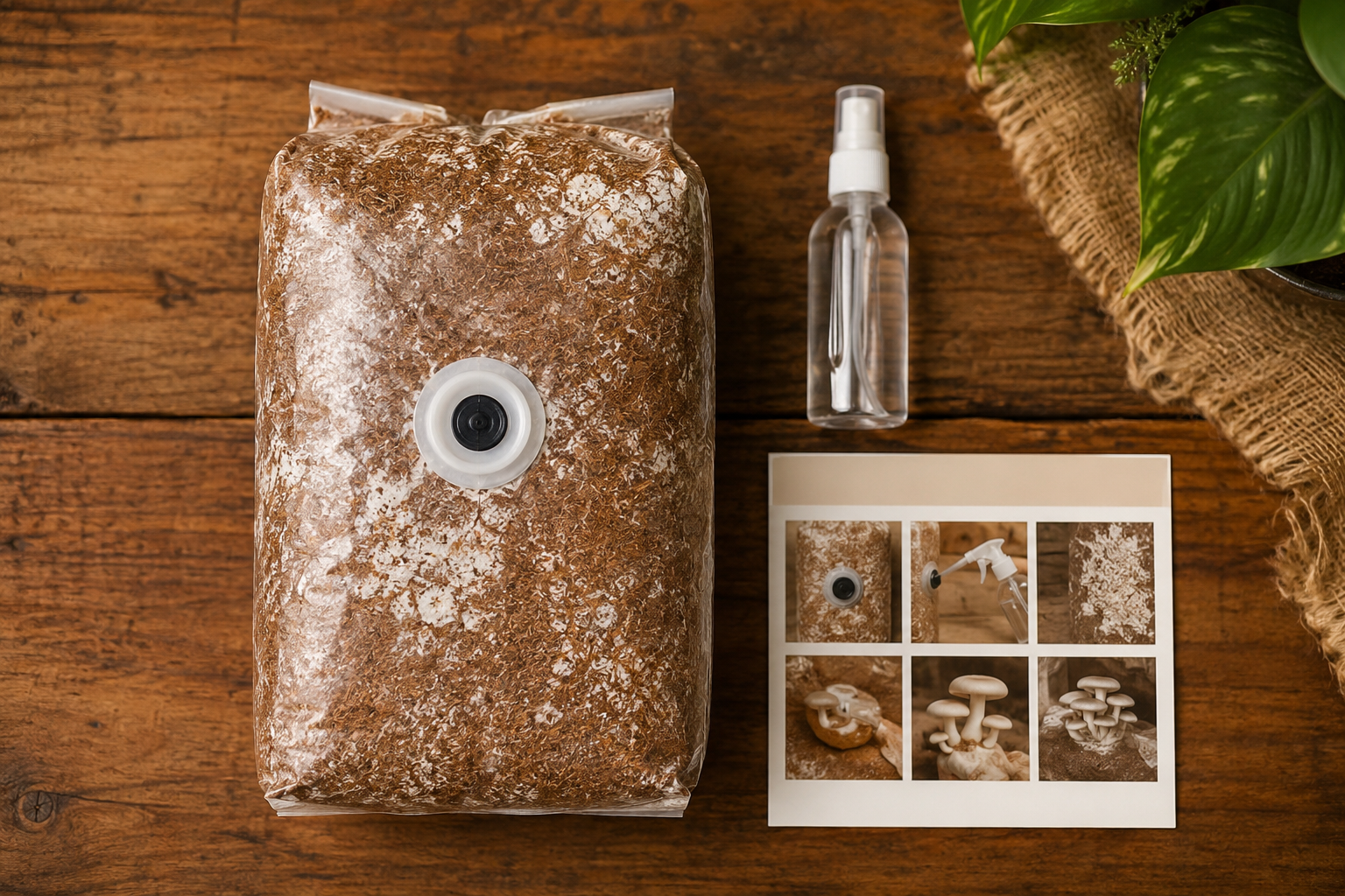 Grown. Mushroom Growing Kit